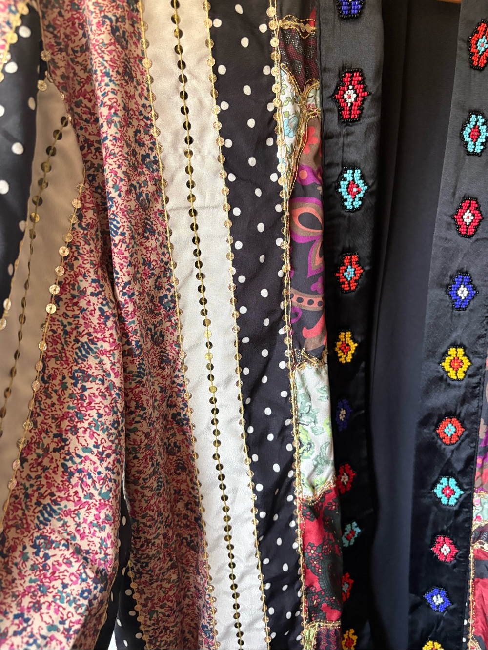 Free People Black Beaded Embroidered Jacket - Picture 3 of 3